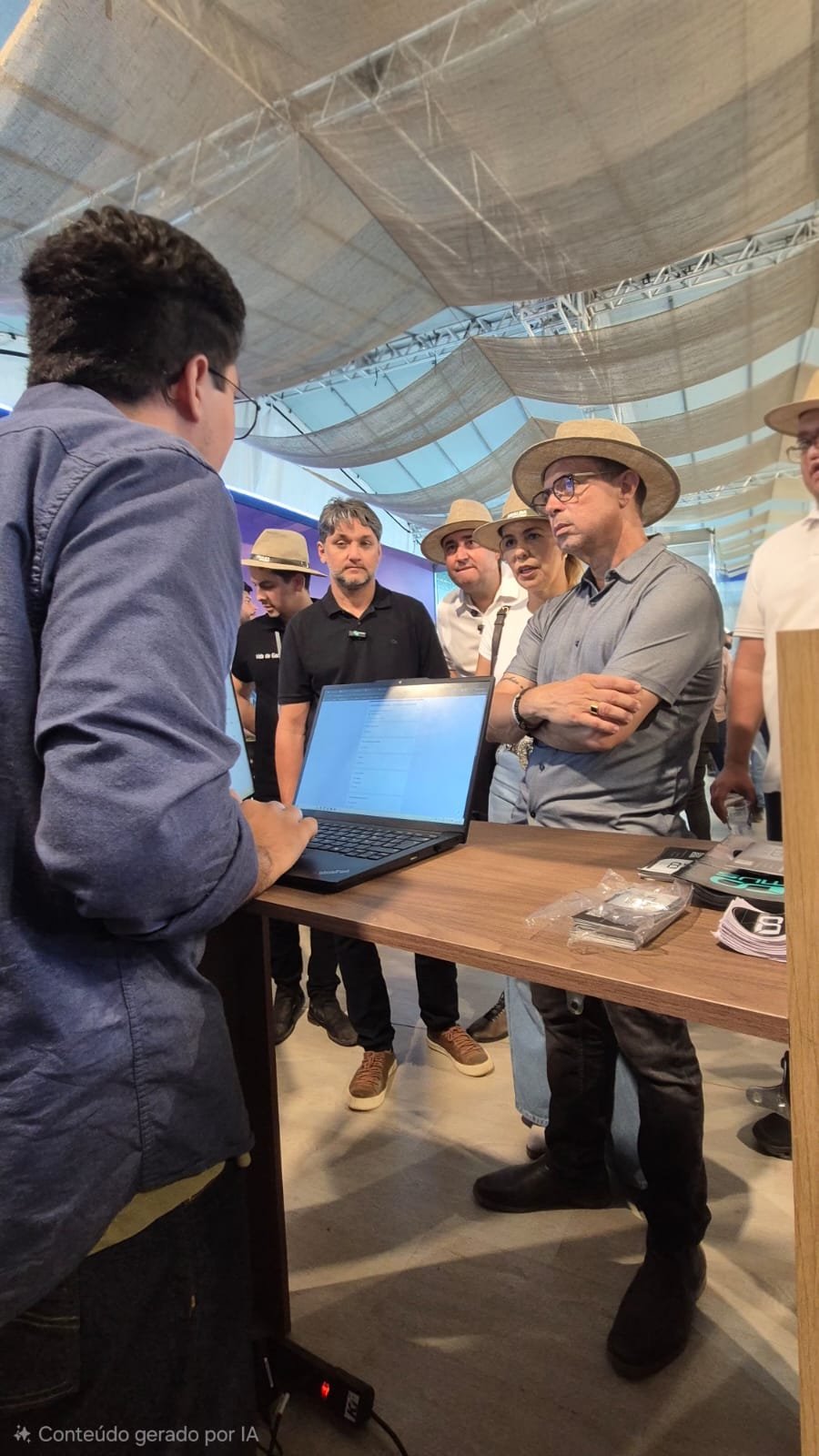 Demonstração ao vivo para o governador Fábio Mitidieri